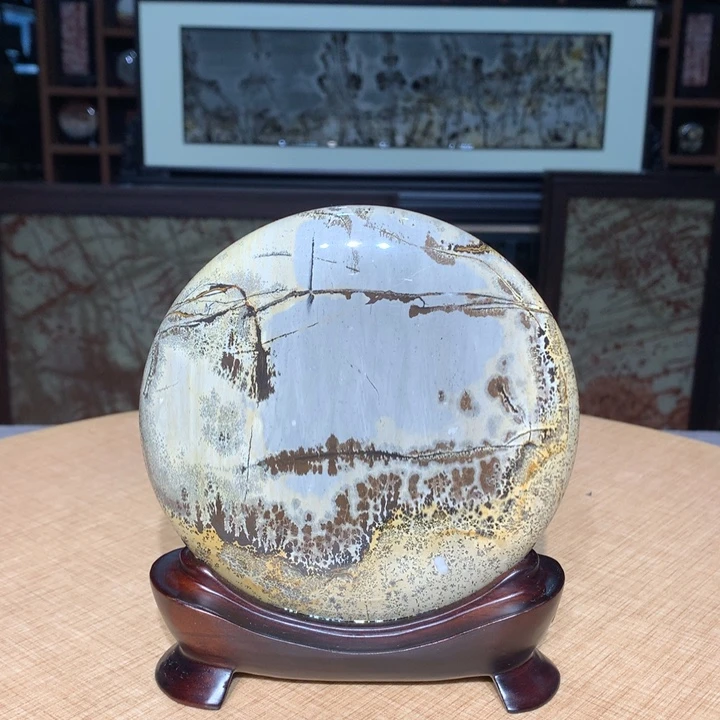 广西国画石摆件，观赏收藏