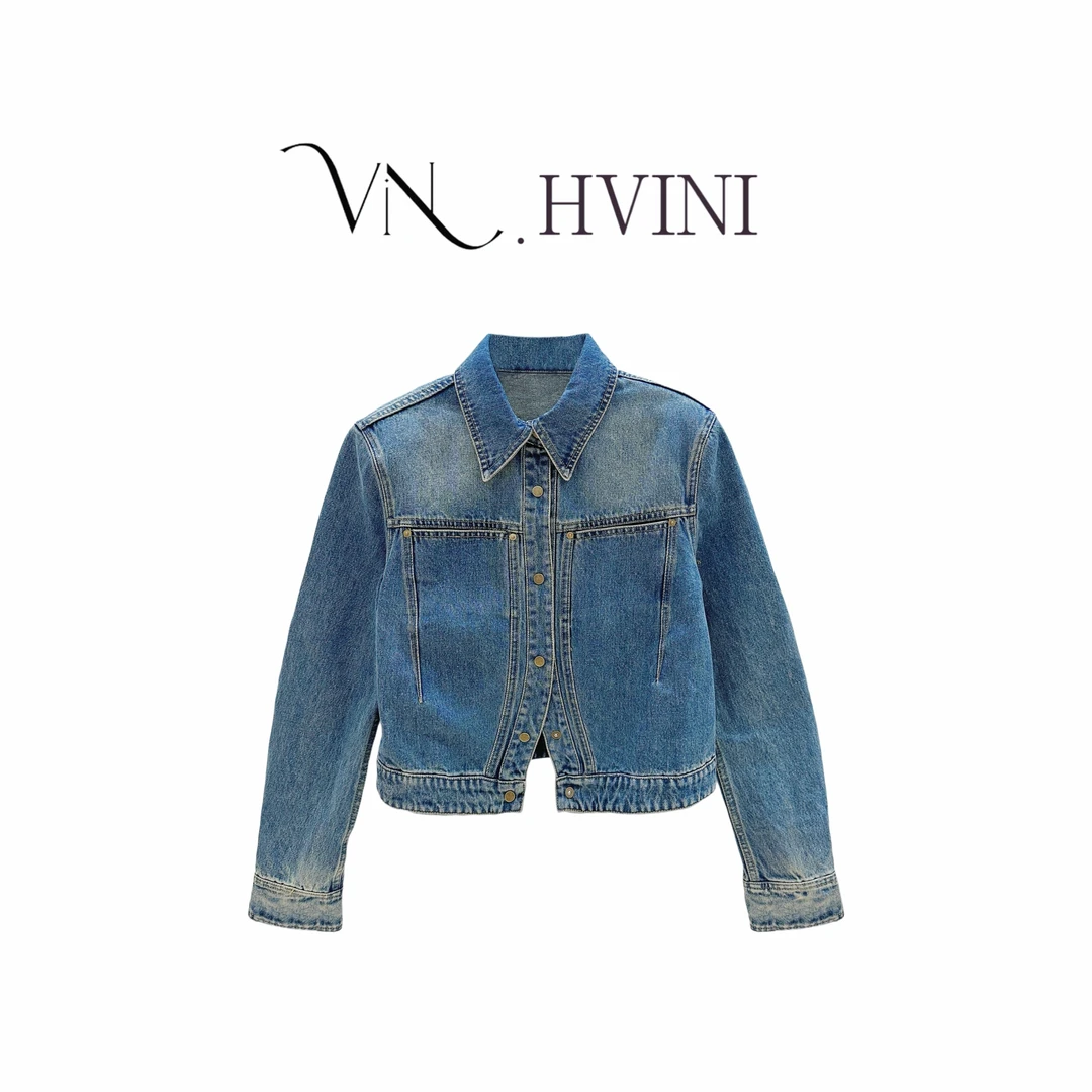 【闲适有型】2025早秋新款时尚休闲百搭气质牛仔外套L5315