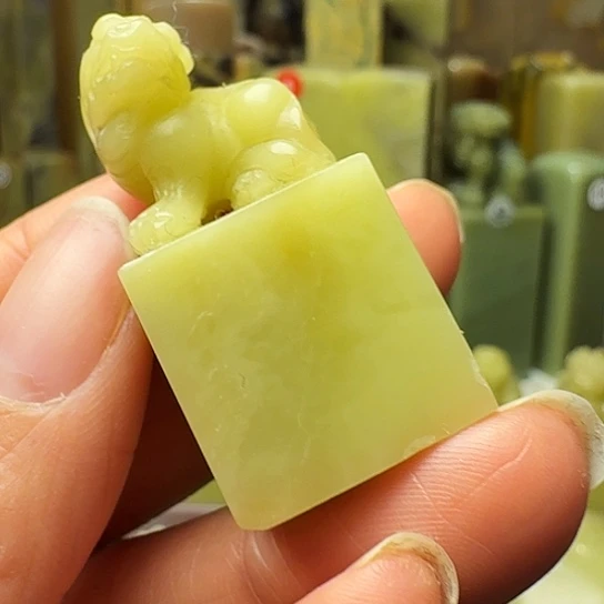 印石青田石青田封门青印章