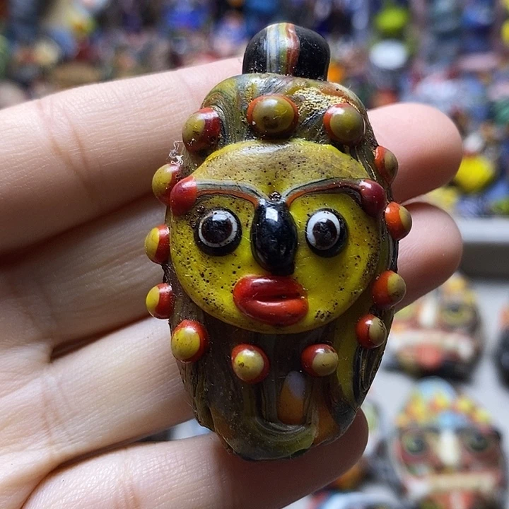 琉璃颈饰小火焰老娃095