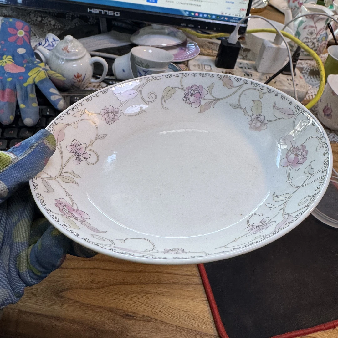 陶瓷品牌七寸汤盘四个