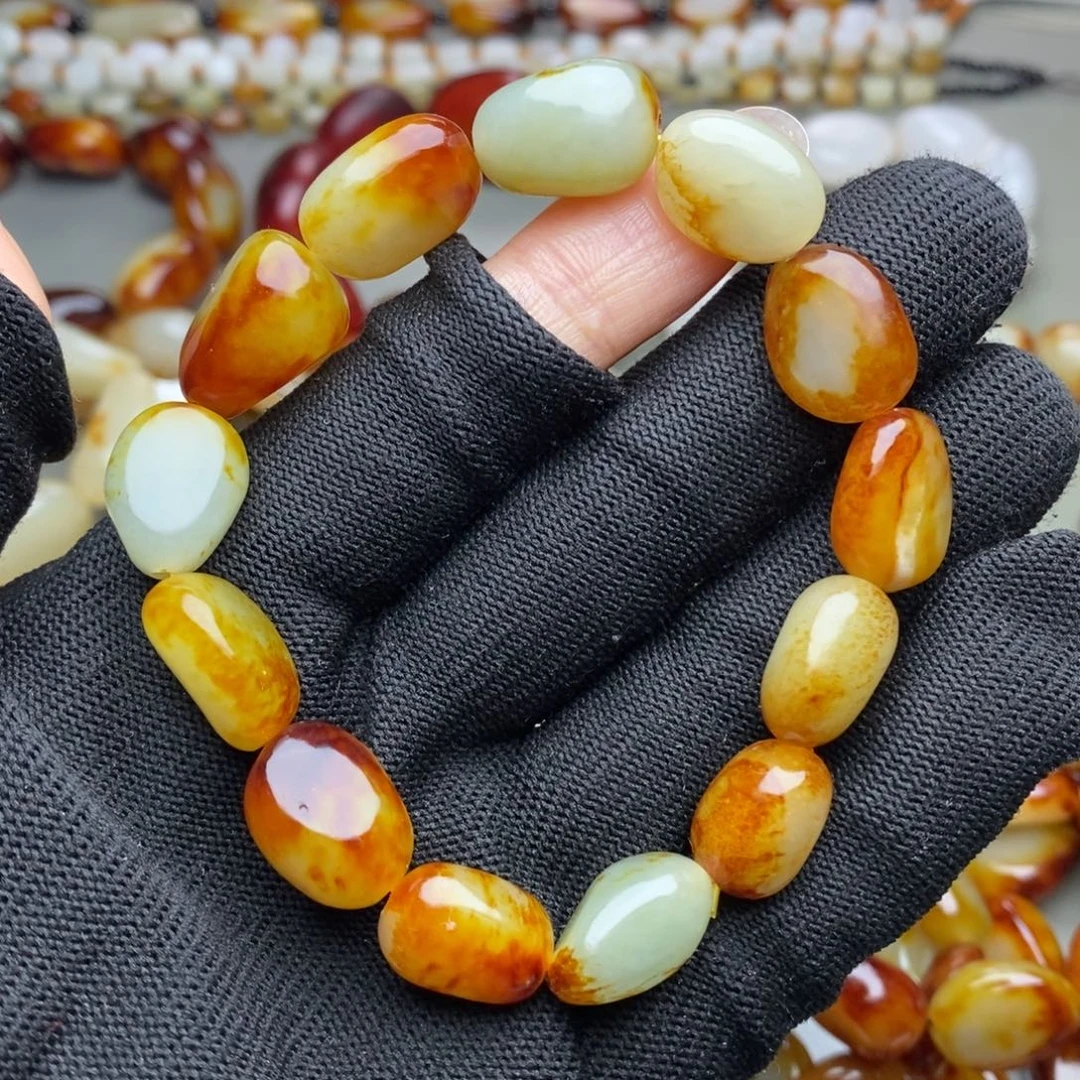 和田玉未镶嵌手链