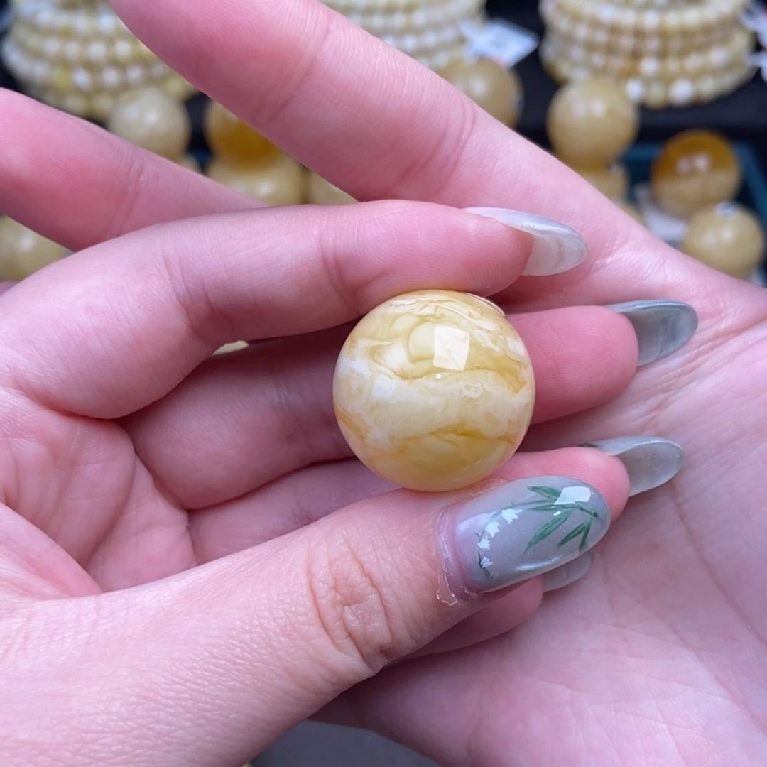 蜜蜡未镶嵌珠宝奇石卡23