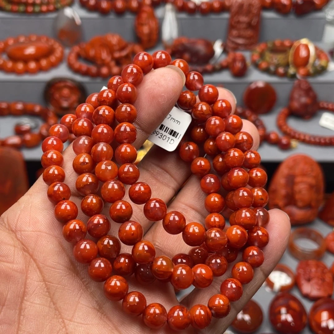 南红玛瑙未镶嵌珠宝奇石多圈7