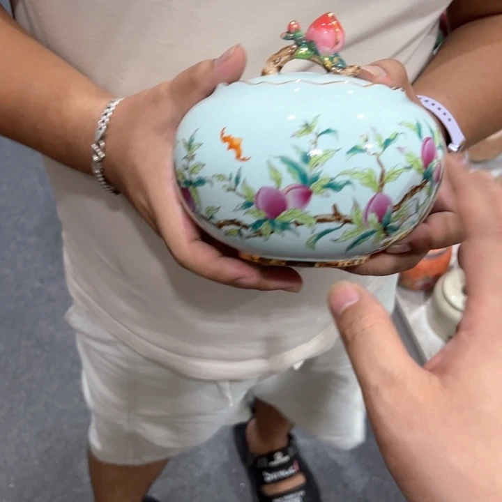 瑕疵福利品陶瓷茶叶罐介意勿拍