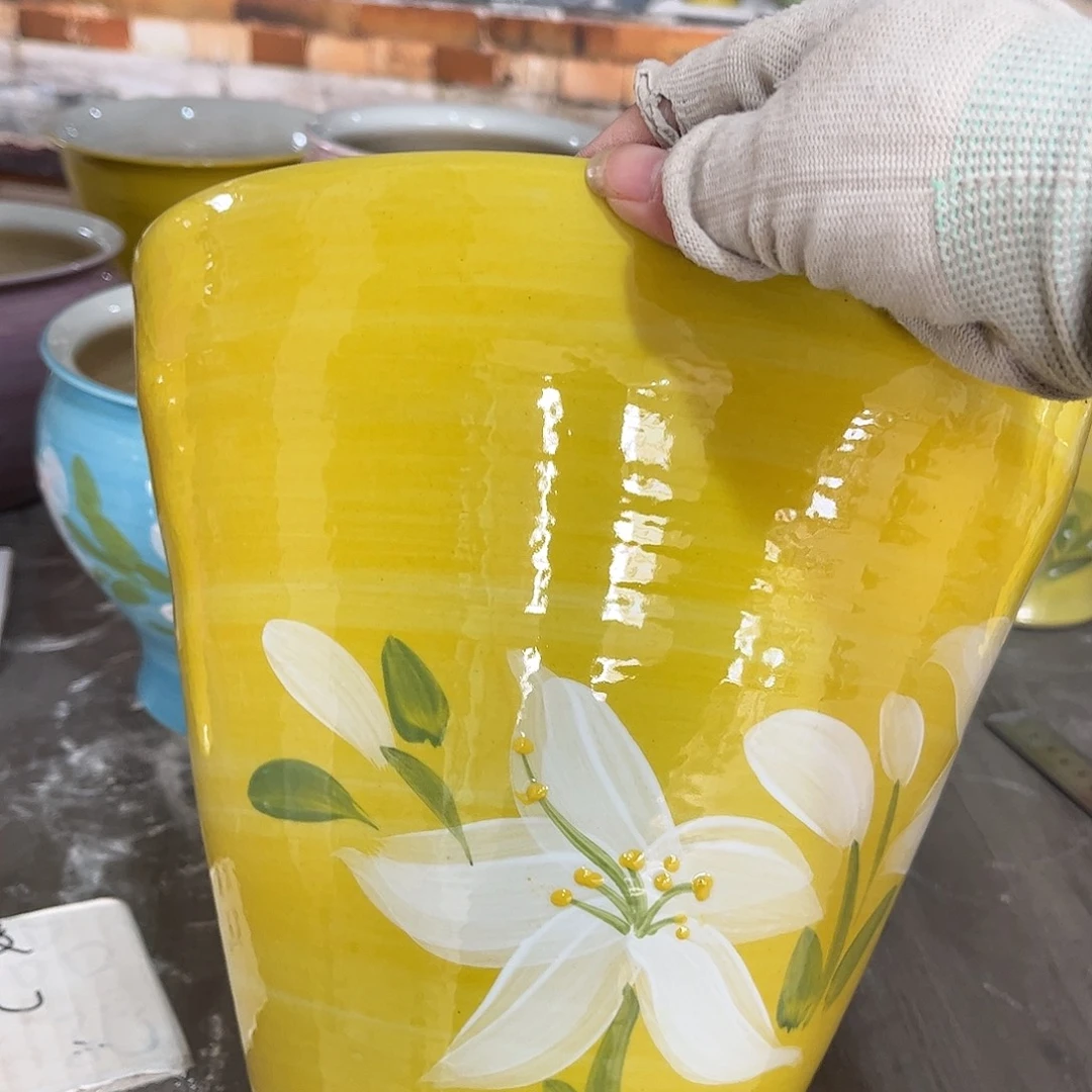 景德镇陶瓷花盆花盆