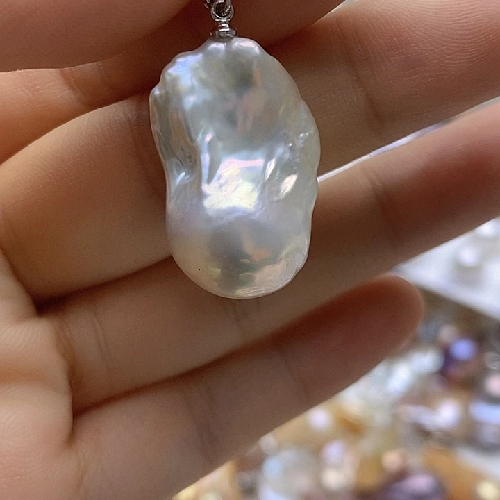 淡水珍珠未镶嵌吊坠(不含链)