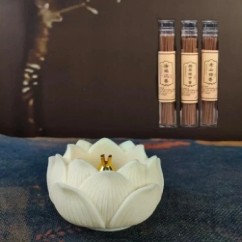 DD-ZHTJ0044-象牙果莲花香插带三管香【单品包邮偏远除外】