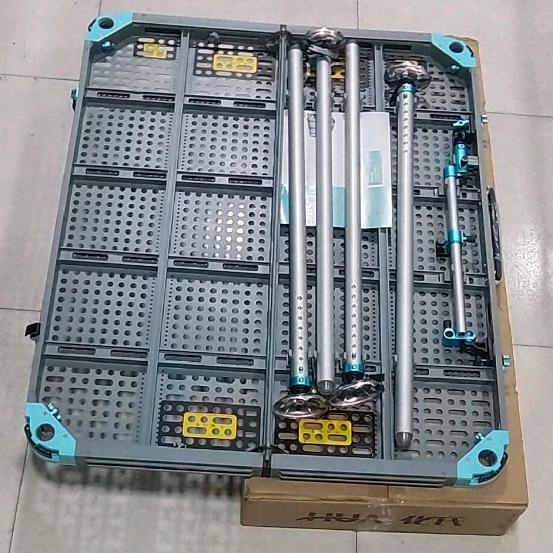 化氏湛卢超轻  便携 镂空 升降折叠深水钓台