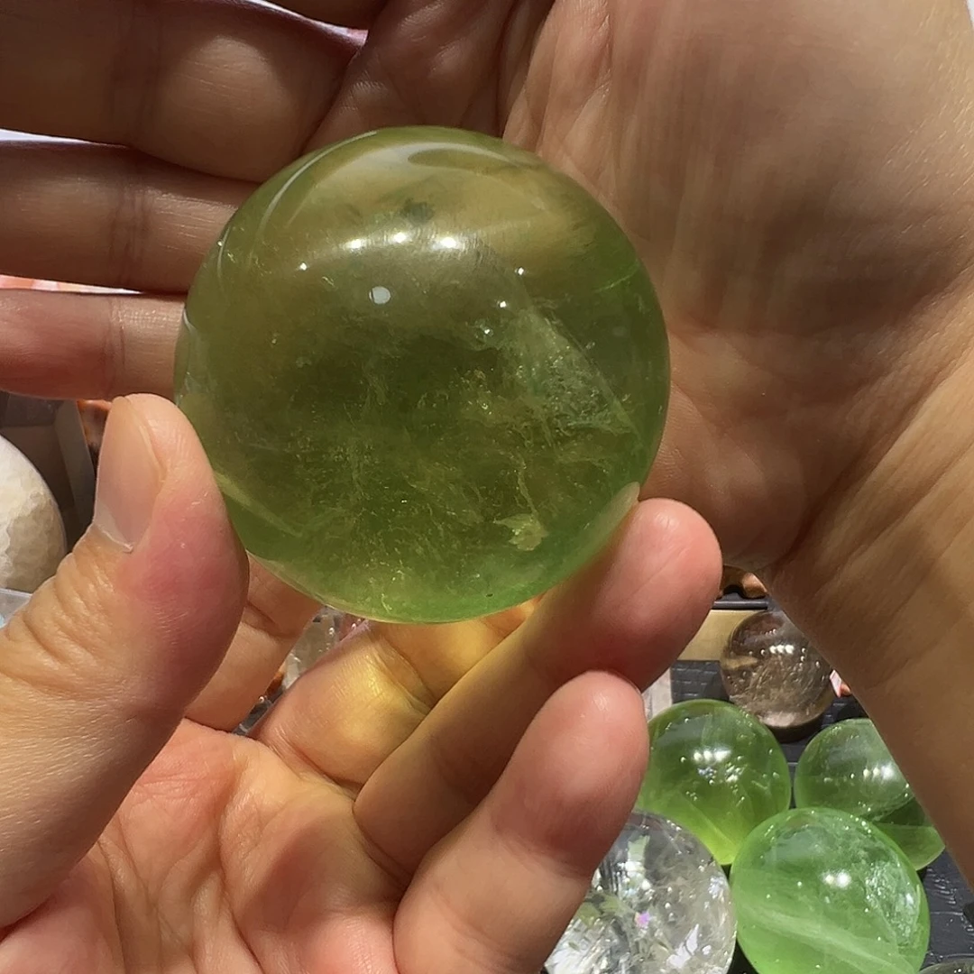 球未镶嵌萤石萤石球