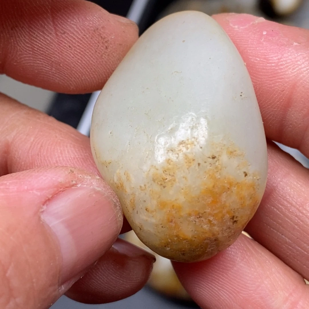 和田玉挂件银S925镀金镶嵌