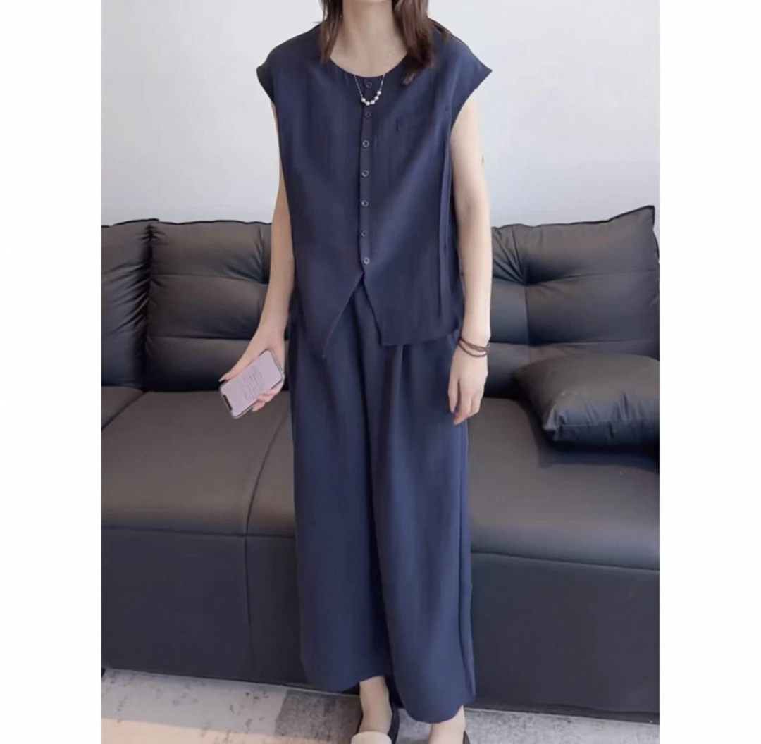 海外订单INS风极简风休闲风时尚套装减龄女装清显瘦气质小个子