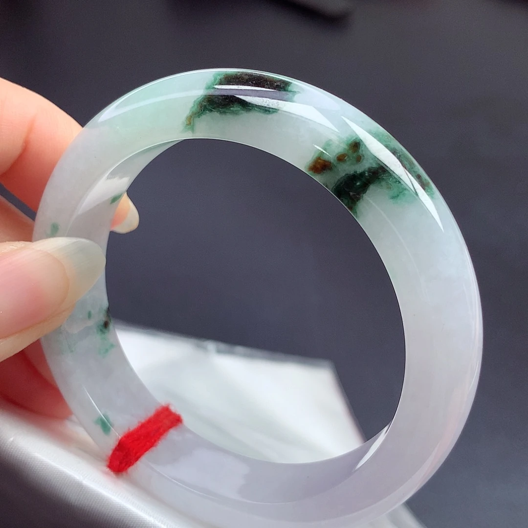 翡翠未镶嵌手镯54.7圈口