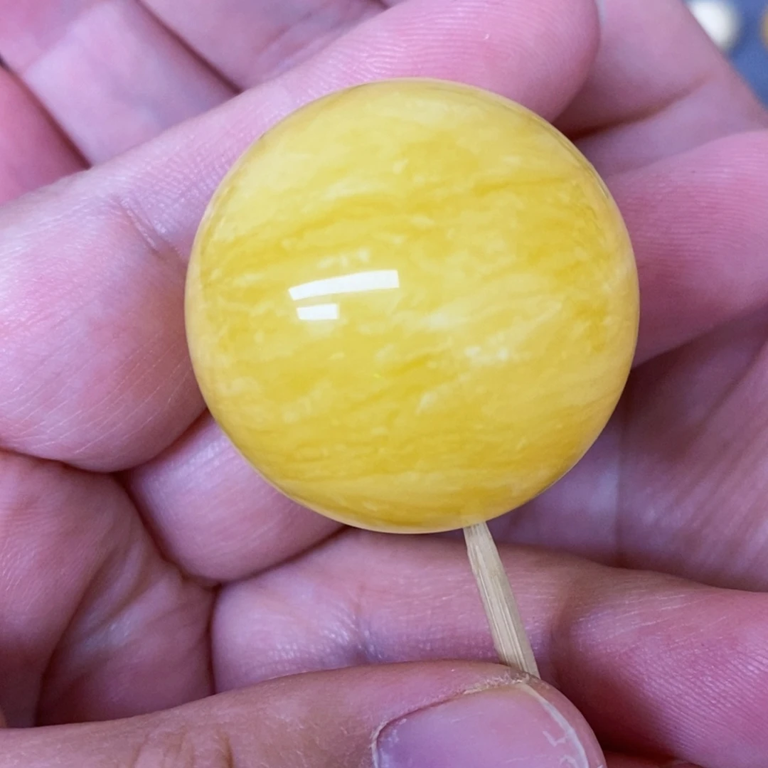 琥珀珠宝奇石未镶嵌尺寸31.8 mm