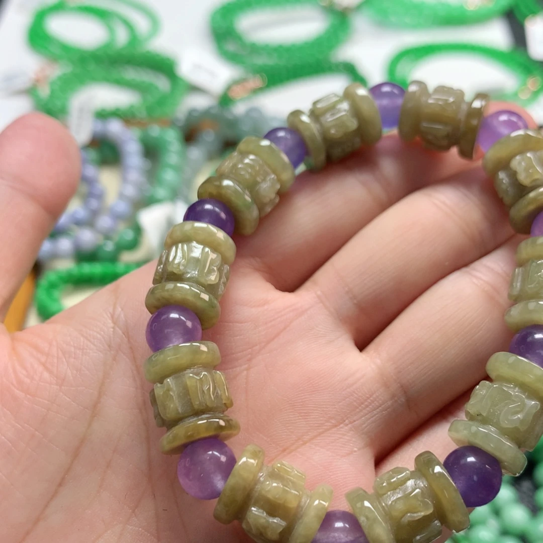 翡翠未镶嵌手链翡翠