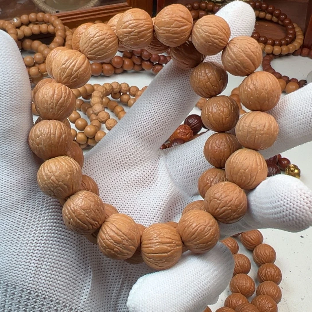 猴头核桃手串精品凤羽15+-16+