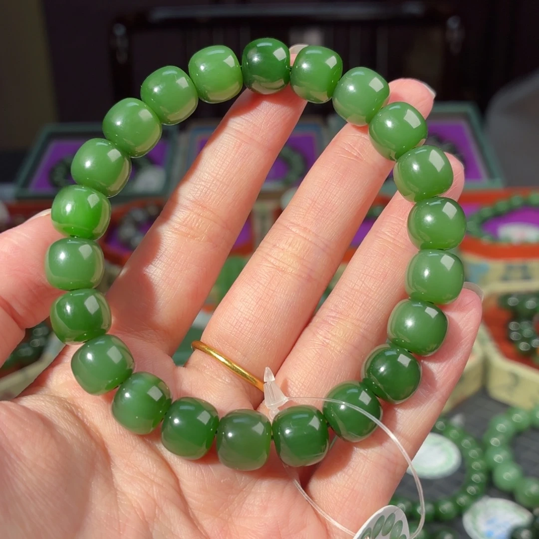 和田玉（碧玉）未镶嵌手串