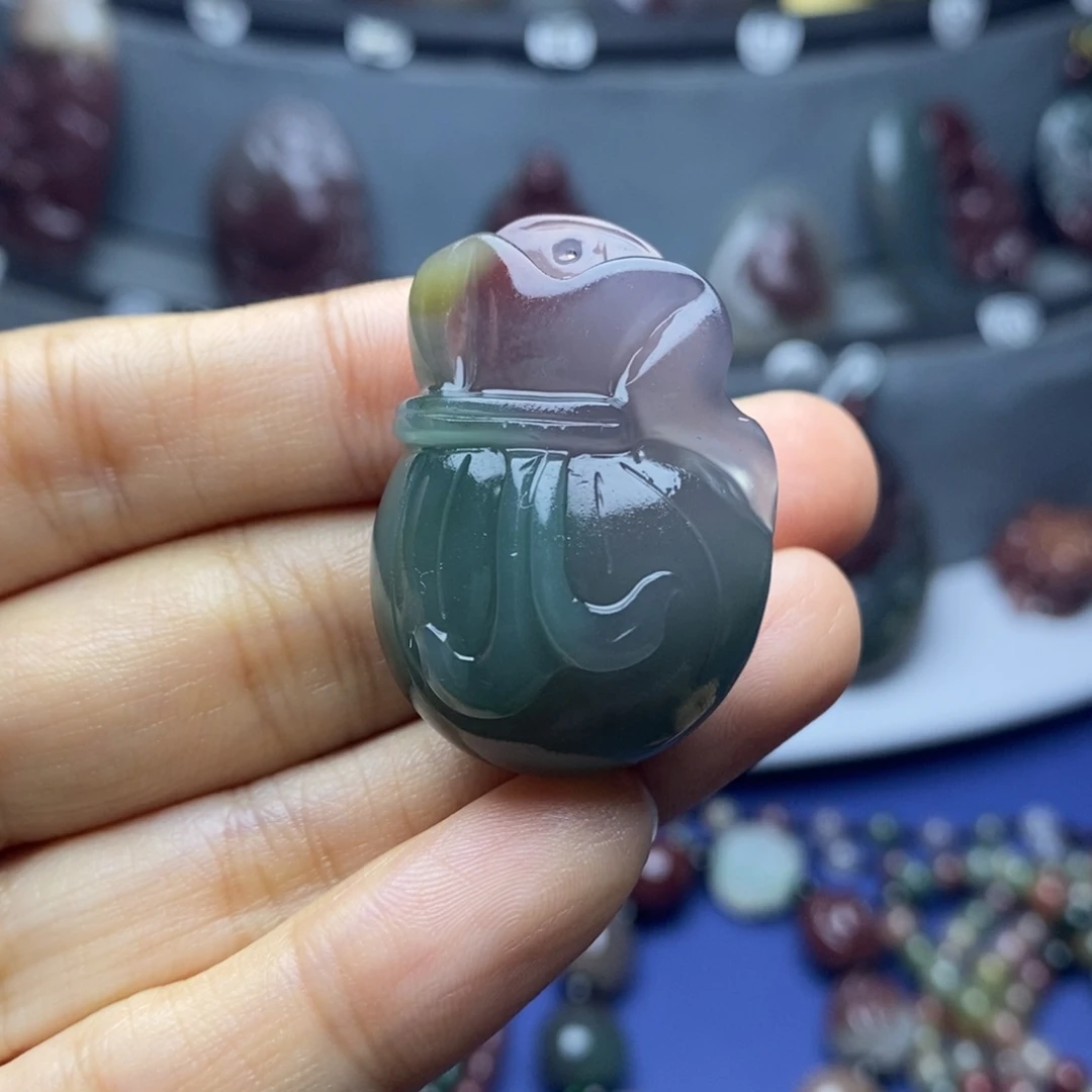 玛瑙/玉髓未镶嵌吊坠(不含链)