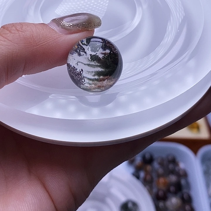 水晶天然水晶定制打孔不退不换未镶嵌