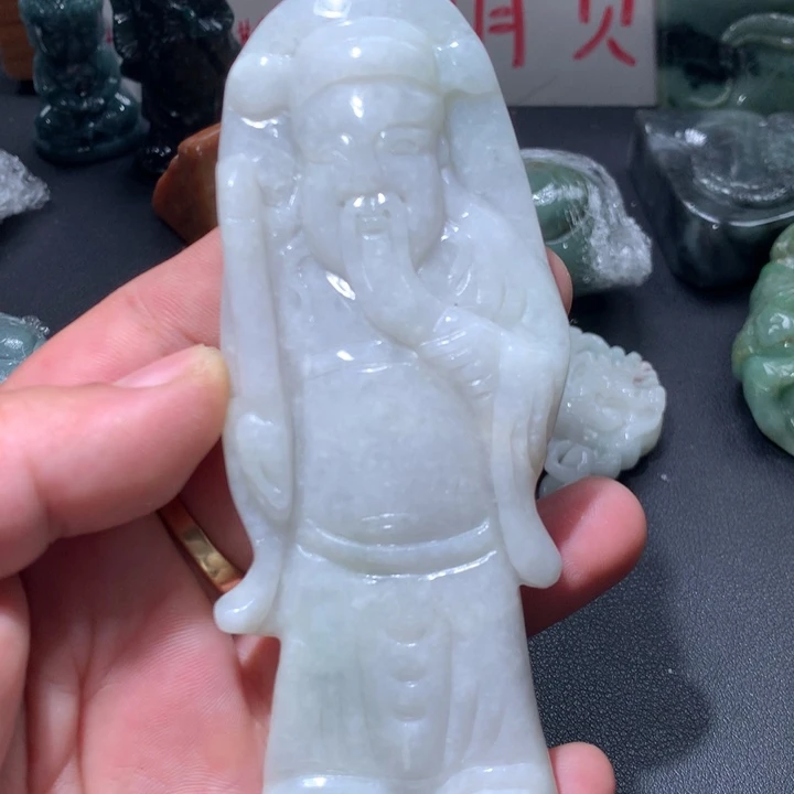 翡翠未镶嵌颈饰保真天然a货翡翠