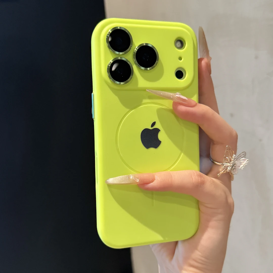 高级感全包一体按键适用苹果17promax手机壳iPhone16硅胶15磁吸14