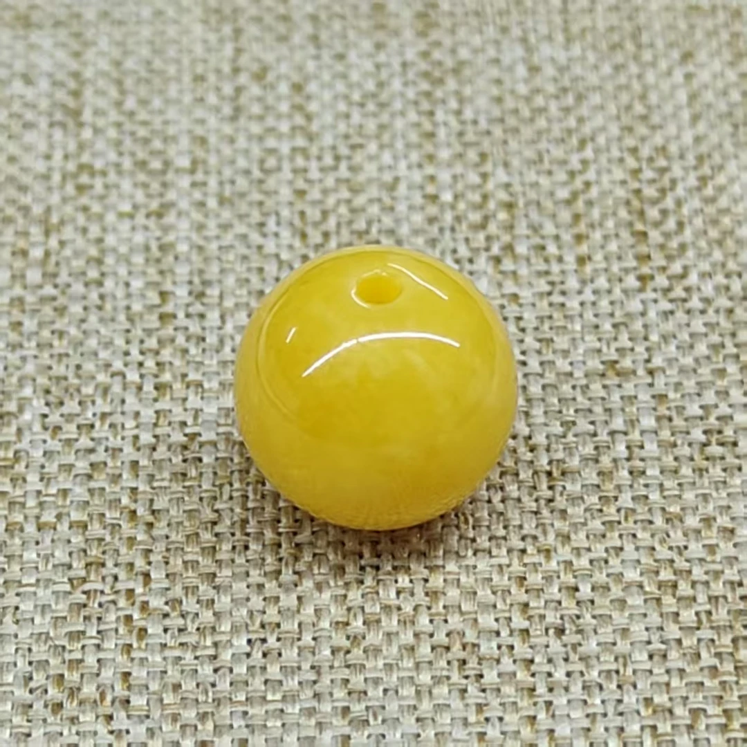 【文玩旧藏】YL0266    龙龙香香正圆单珠约10mm
