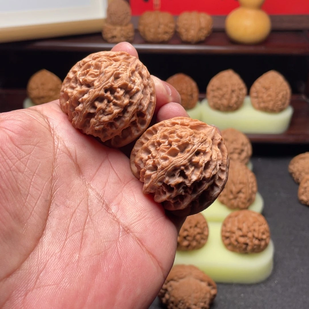 文玩核桃吊坠呱*～42苹果园