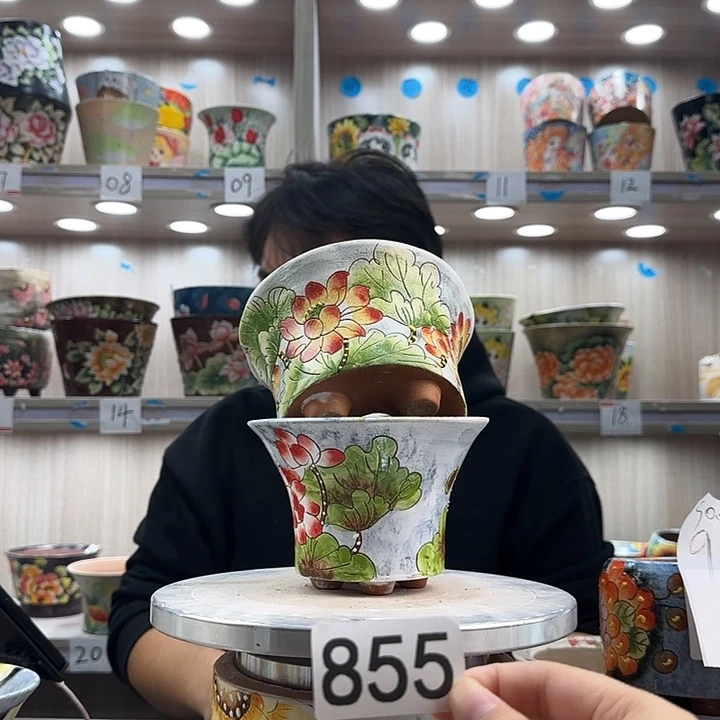 花盆紫砂瑕疵瑕疵855