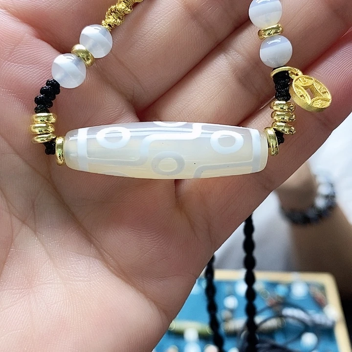 玛瑙/玉髓颈饰合金
