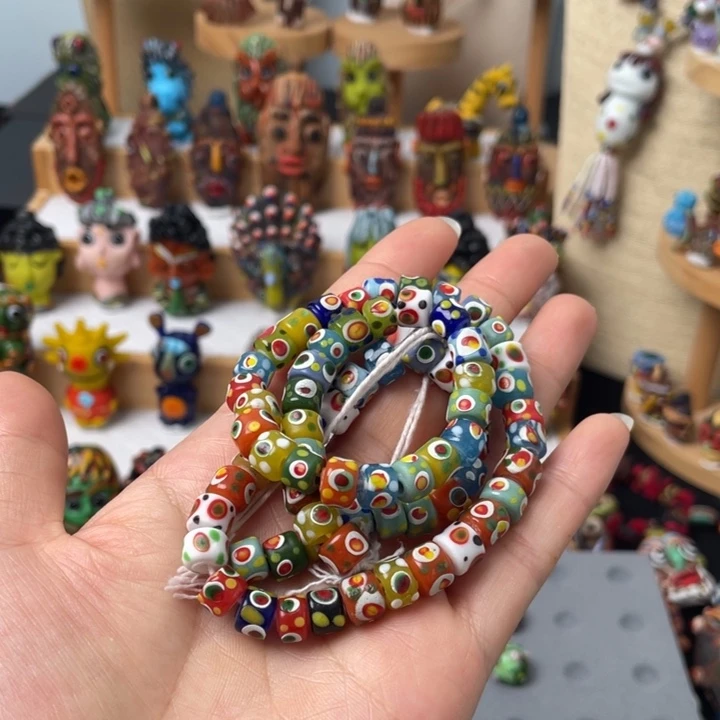 4腓尼基琉璃成品链子1条，可半