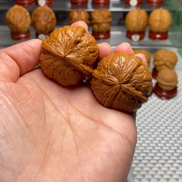 盘***道把件文玩核桃3一三一四