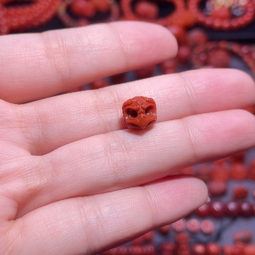 南红玛瑙配饰未镶嵌墨*生