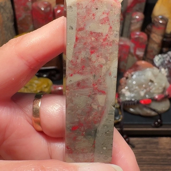 昌化鸡血石诗**芳昌化鸡血石