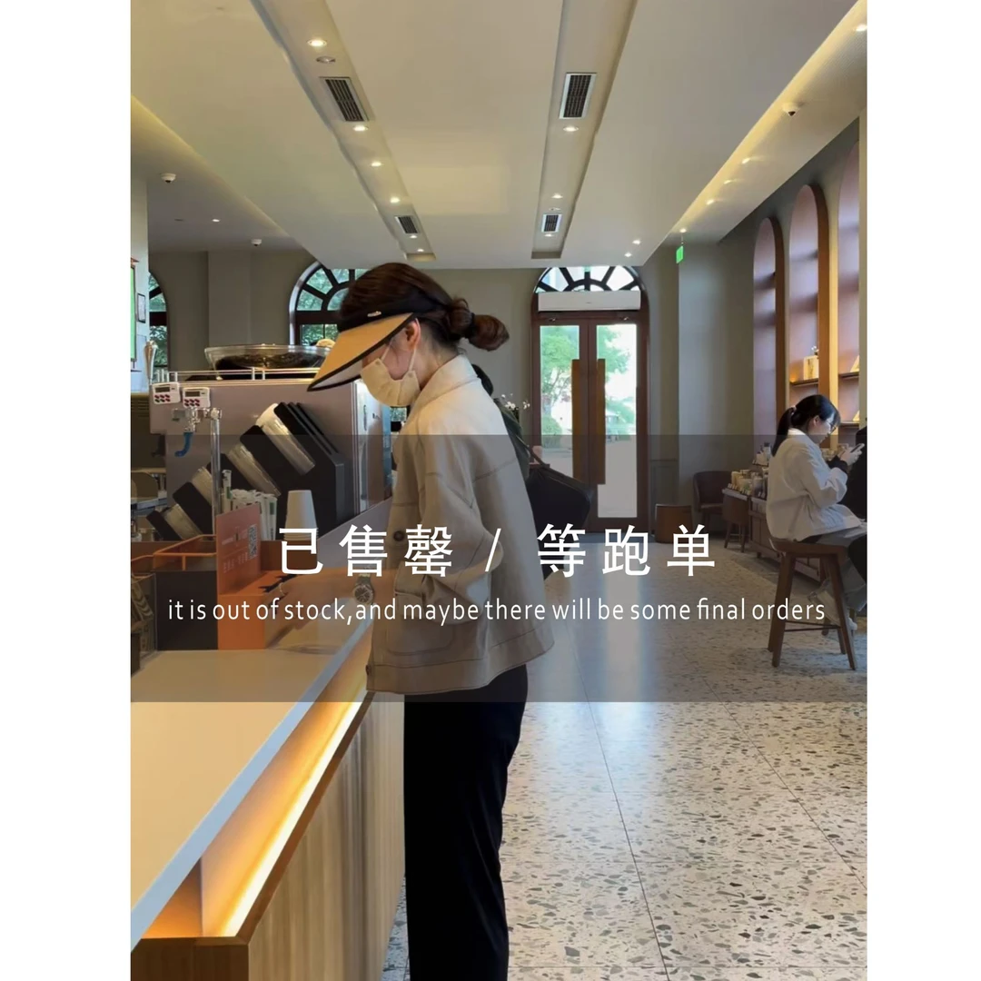强推~20343-高端线 私服定制 设计师款压线 100%亚麻春夏小外套