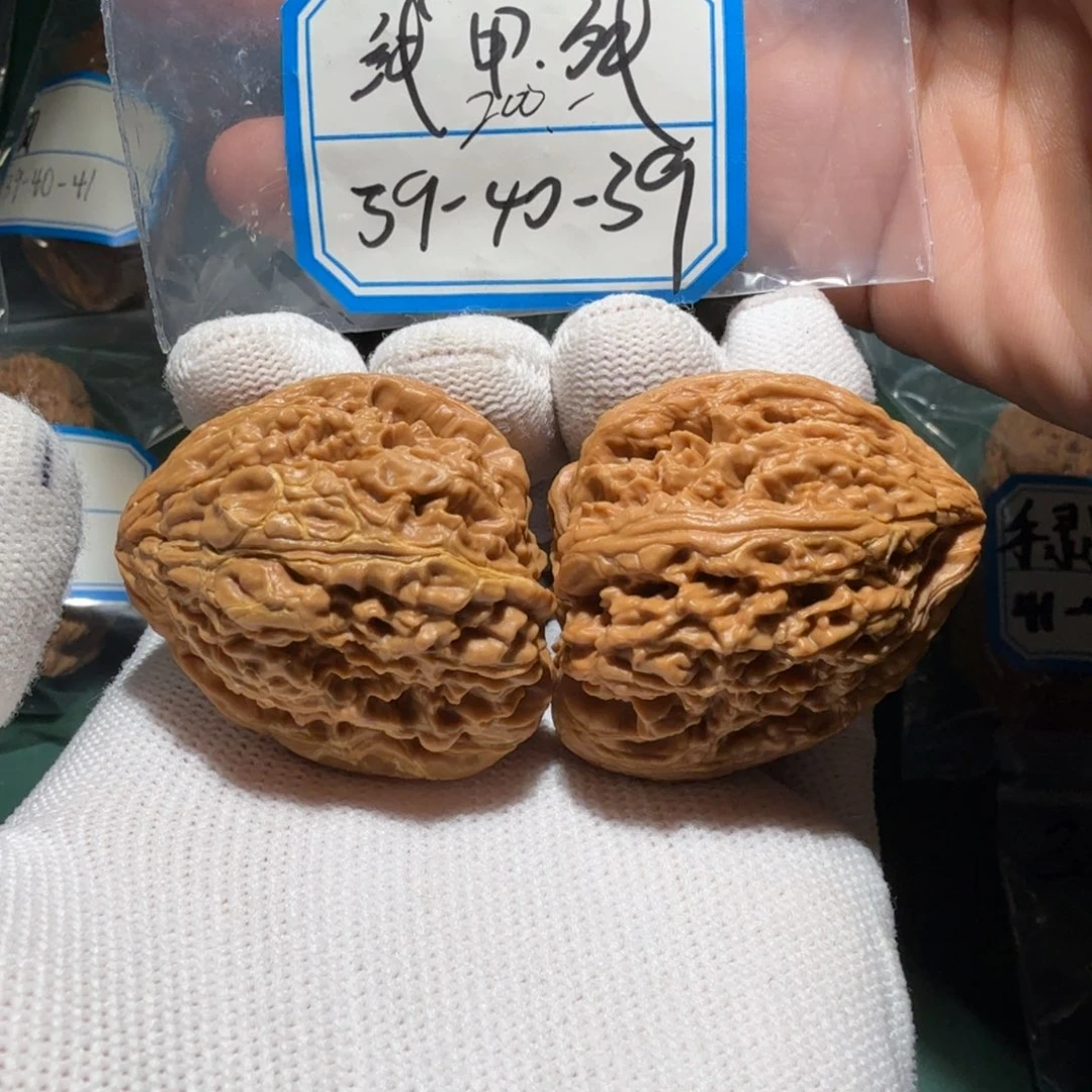 吊坠文玩核桃南疆黄金甲天残41