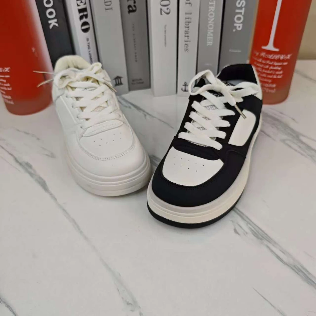 休闲板鞋厚底低帮学生时尚小白鞋069