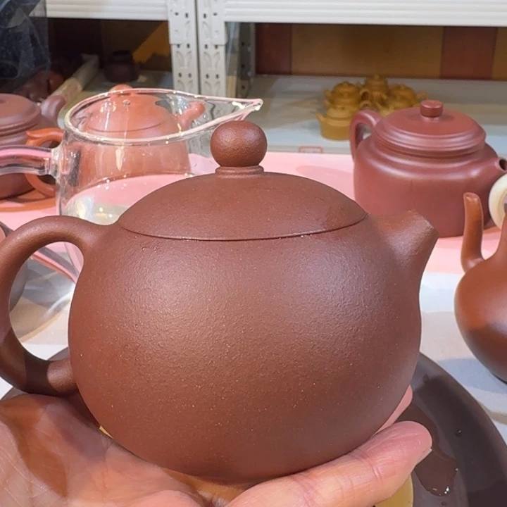 紫砂茶壶紫泥西施230c c