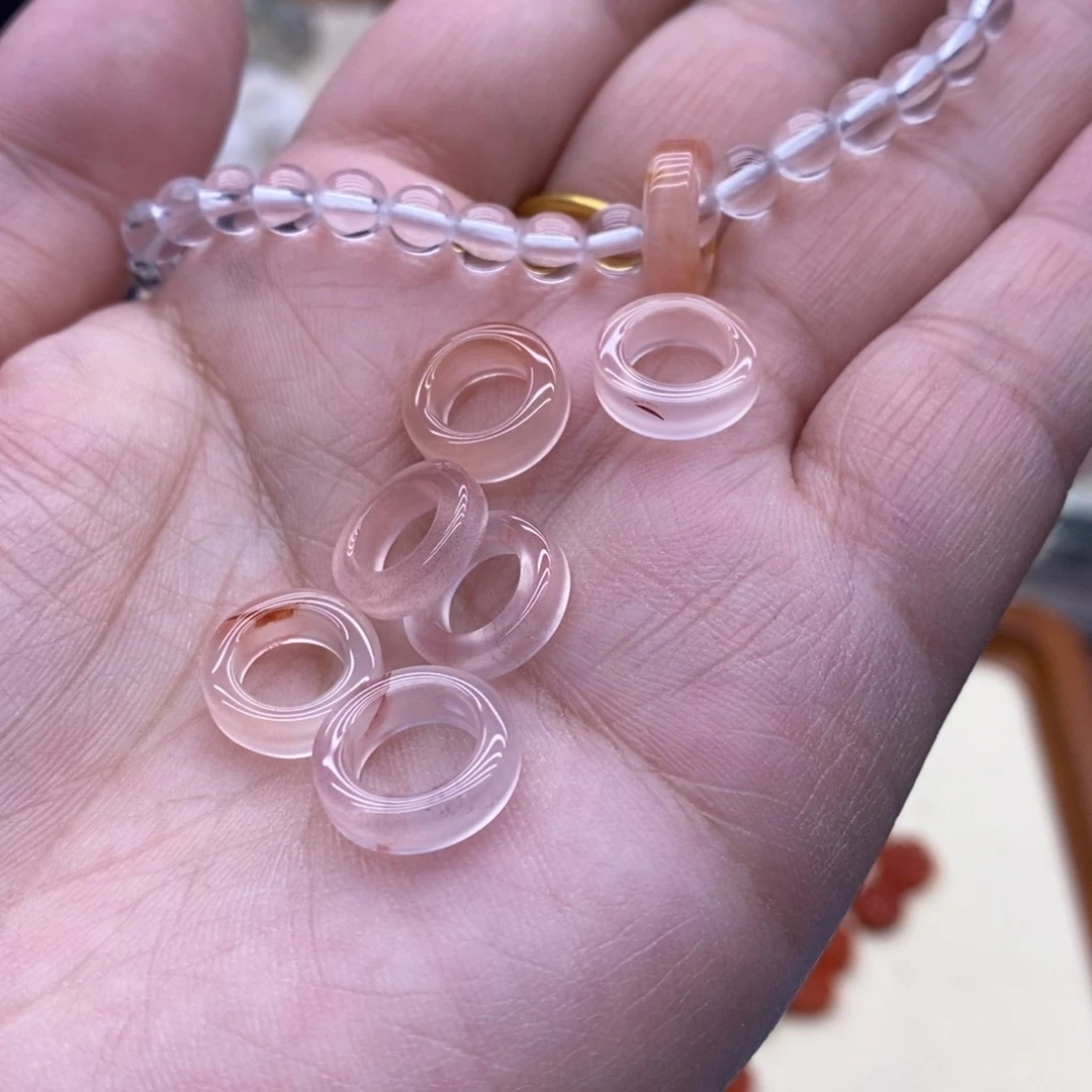 南红玛瑙跑环内径7未镶嵌