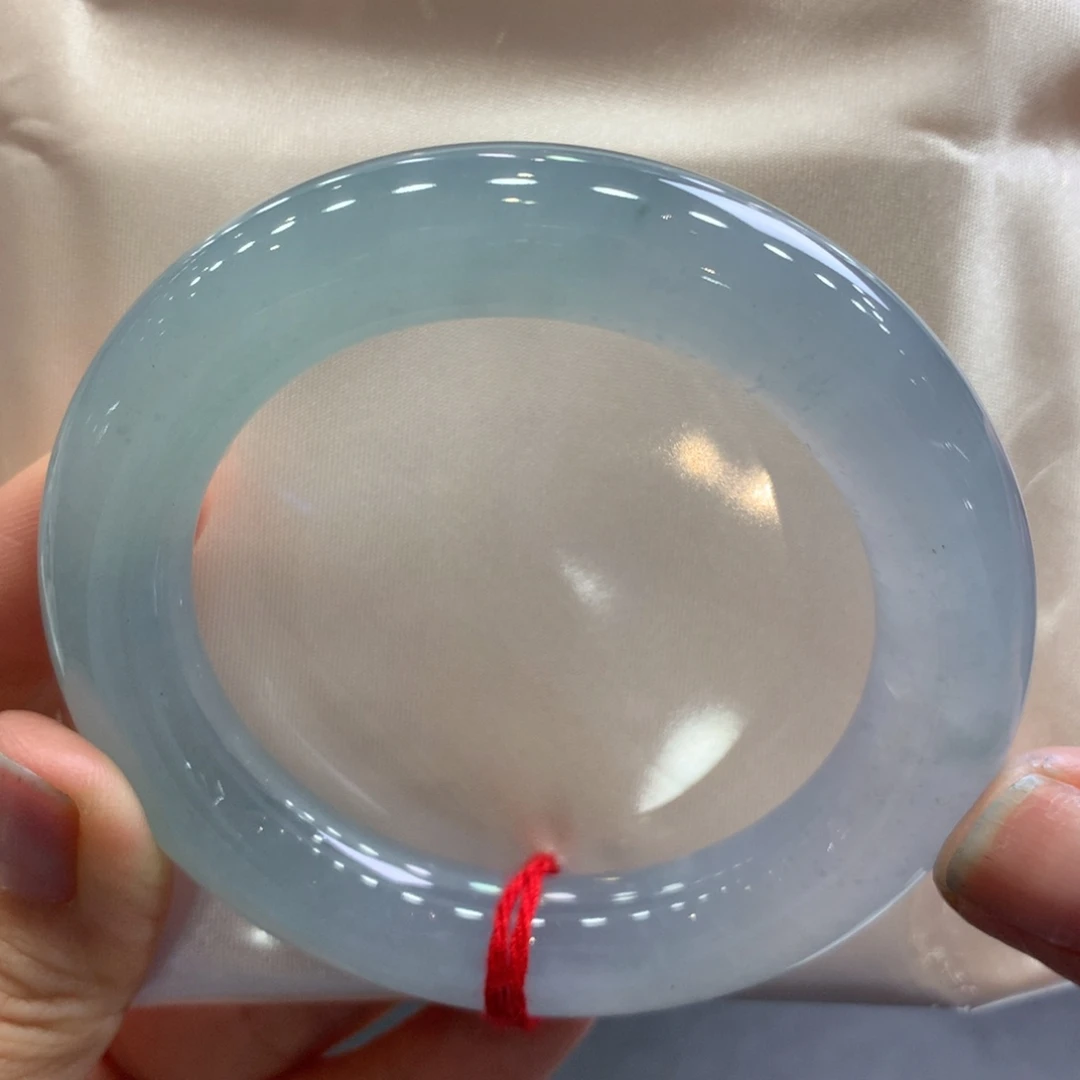 翡翠未镶嵌手镯53圆条