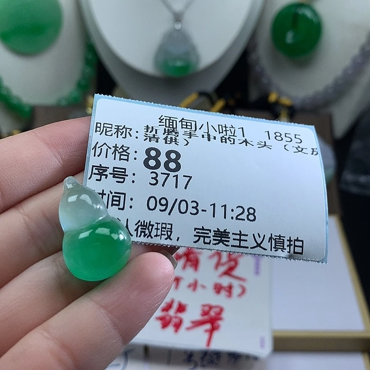 折***）吊坠(赠链)未镶嵌翡翠