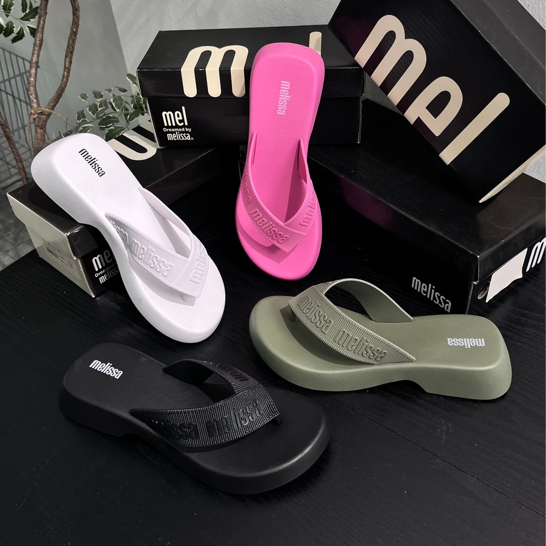 【梅丽家】品牌女拖鞋露思同款香香鞋百搭外穿坡跟人字拖
