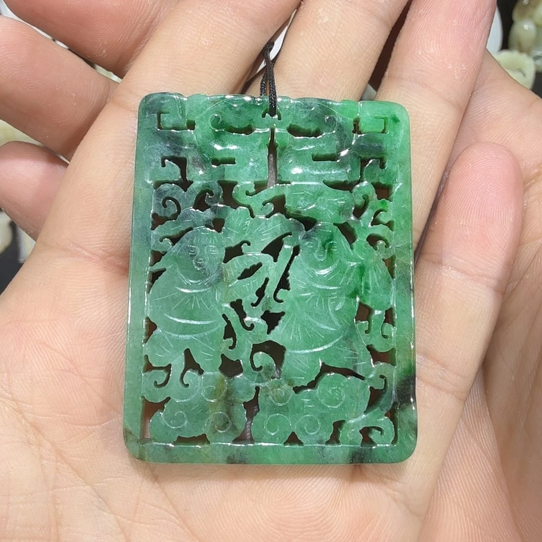 《***》翡翠未镶嵌挂件0000