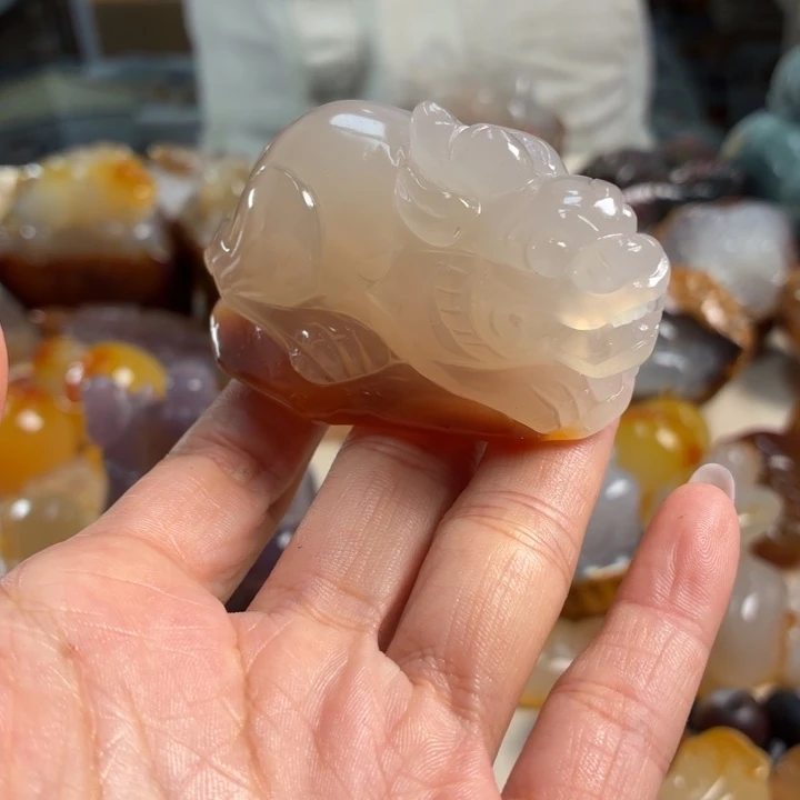 玛瑙/玉髓未镶嵌吊坠(不含链)