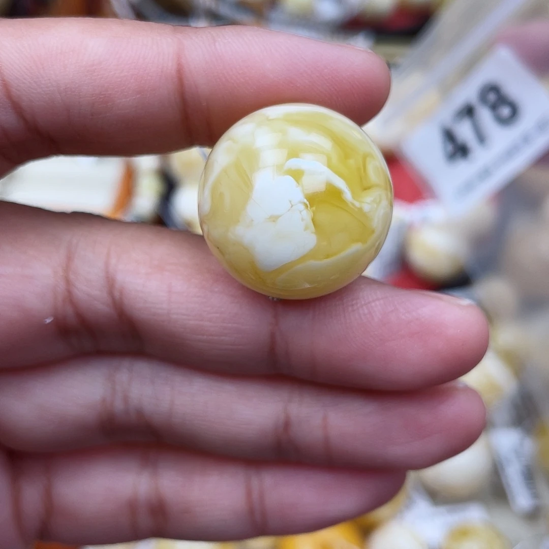 蜜蜡未镶嵌珠宝奇石粉23
