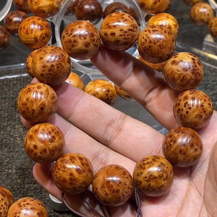 手串/手链柏木（崖柏）2.0陈化红油小满瘤疤手串