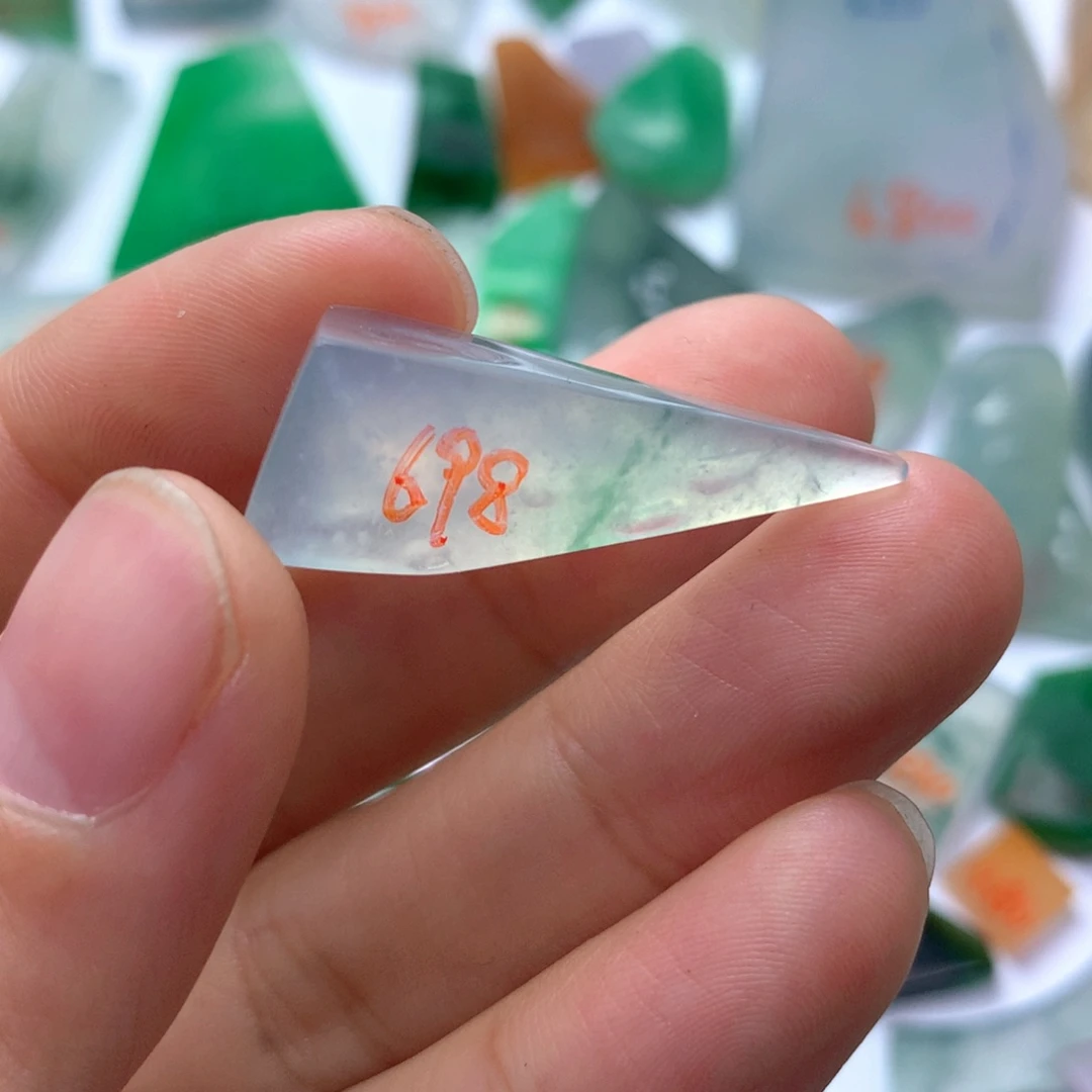 定制翡翠未镶嵌天然缅甸翡翠吊坠挂件