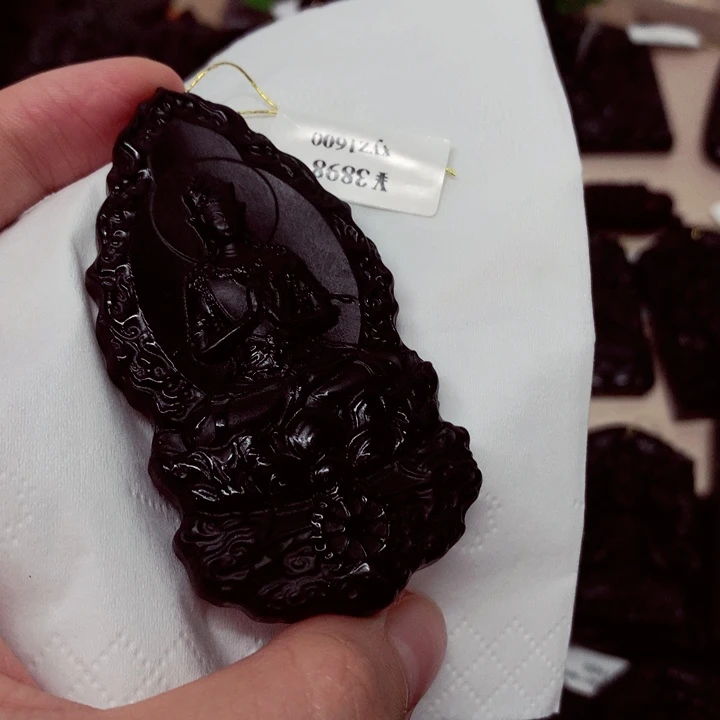 天然a货钢琴黑挂件