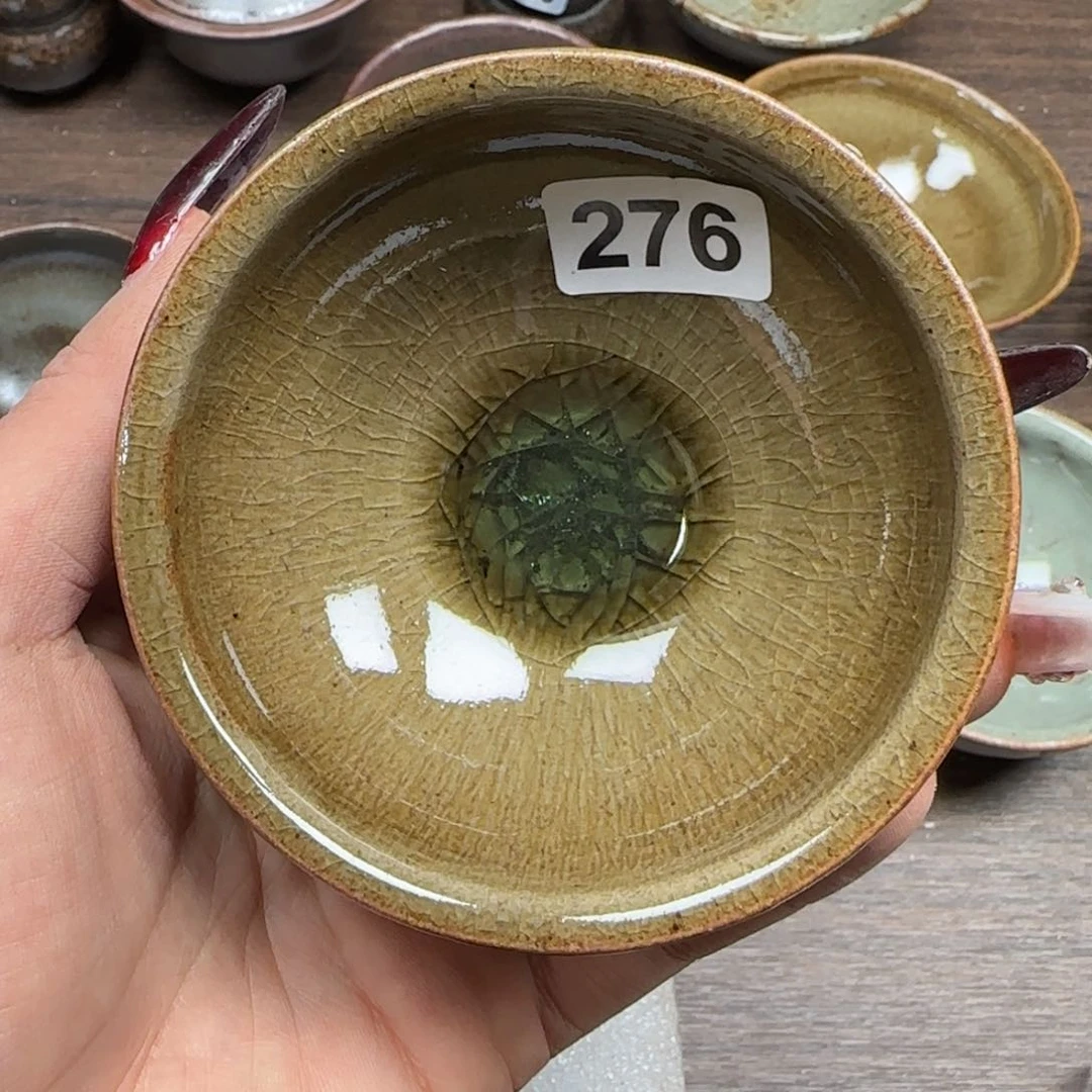 茶盏未**期龙窑柴烧原矿原釉276