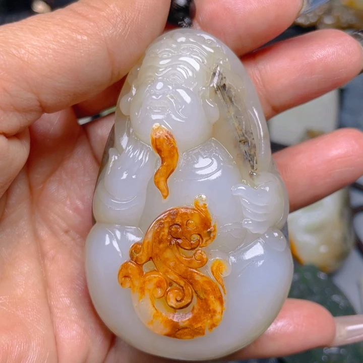 和田玉挂件未镶嵌