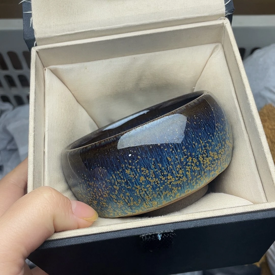 摆件建窑建盏主人杯禅定